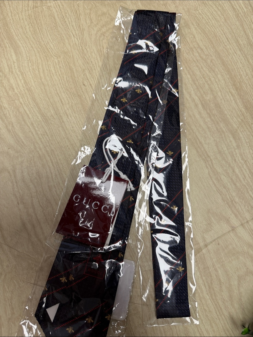 GUCCI THE LABOUR 7.0 TIE - Picture 3 of 6